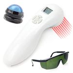 Pain Relief Cold Laser Therapy Device with Free Gift Goggles for Knee, Shoulder, Back, Joint & Muscle Pain, Low Level Red Light Hand Held Unit