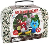 CraftLab Woodland Animals Kids Sewing Kit, Educational Beginner Arts & Crafts Gift for Boys and Girls Ages 7 to 13 DIY Learn to Sew Embroidery