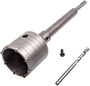 CertBuy 2 1/2 Inch Concrete Hole Saw with SDS Plus Shank, 65mm Wall Hole Saw Drill Bit for Brick Concrete Cement Stone