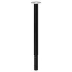 Ikea OLOV Table Leg Adjustable Black 1 Piece