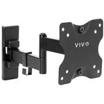 VIVO Full Motion Wall Mount for up to 27 inch LCD LED TV and Computer Monitor Screens, Tilt and Swivel Bracket with Max 100x100mm VESA, MOUNT-VW01M