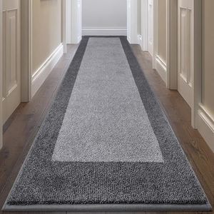 DOMUSTEX Runner Rug 32" x 168", for Hallway, Floor, Bedroom, Roll Packing