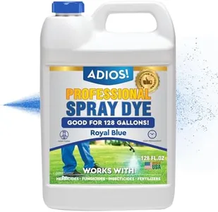 Adios! Professional Blue Spray Dye Marker, (1 Gallon), Makes 250 Gallons Indicator for Grass and Lawn Care, Safe for Mixing