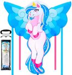 JOYIN 43.3'' Unicorn Kite Easy to Fly for Kids and Adults, Large Beach Kite for Outdoor Games and Activities