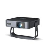【Netflix Officially & 360°Adjustable Stand】Mini Projector 4K with Auto Focus & Keystone, VOPLLS 500ANSI WiFi Bluetooth 1080P Full HD Portable Projector, Smart Moive Projector for Bedroom/Outdoor/Phone
