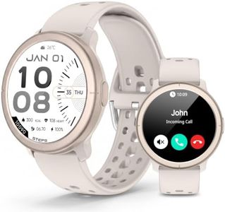Smart Watch for Men Women, 1.32" AMOLED, Bluetooth Calls, Fitness Tracker