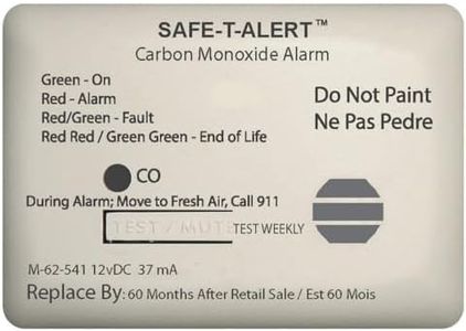 MTI Industries 62-541-MARINE-WT Detector Marine Co Alarm White