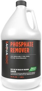 Pool Phosphate Remover - Fast Acting, Maximum Strength Phosphate Removal Pool Chemical - Perfect for Pool Openings to Make Your Pool Phosphate Free - AquaDoc (64 oz)