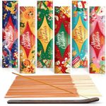 Christmas Incense Sticks, 120 Long-Burning Natural Aromatherapy Sticks with Holder - 6 Holiday Scents for Christmas Decorations