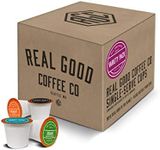 Real Good Coffee Company - Single Use Coffee Pods - Variety Pack - 4 Roast Options - K-Cup Compatible including Keurig 2.0 Brewers - Recyclable Cups and Packaging - 36 Count