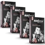 Manforce Xotic Chocolate Flavoured Condoms For Men | 40 Pcs | Dotted, Contoured, & Lubricated Latex Condoms | For Enhanced Pleasure Of Both | India's No. 1* Condom Brand For Safe Sex