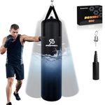 SAEEPABUL Water Punching Bag 4FT Heavy Bag for Boxing - Adjustable Weight (60 to 120 lbs) with Anti-Leak Design, Heavy-Duty Aqua Training Bag for Adults