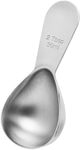 COLETTI Coffee Scoop - Tablespoon Scoop - Stainless Steel Short Handle For Measuring Ground Coffee, Sugar and Baking (2 Tbsp (30ml))