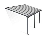 PALRAM OLYMPIA 3X5.46 GREY CLEAR PATIO COVER