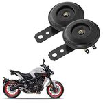 Kandid St2-kd-081 Black Car/Motorbike Loud Waterproof Fanfare Modification Horn for Yamaha Mt 09