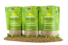 Mumm's Sprouting Seeds - Red Clover - Large Share Pack - Certified Organic Seed | Non-GMO | High Germination - 3 x 250 g -Resealable Bag