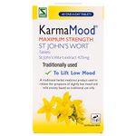 Schwabe KarmaMood Maximum Strength - St John's Wort Extract 425mg - Traditional Herbal Medicinal Product - 60 Tablets