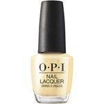 OPI Nail Lacquer, Bee-hind the Scenes, Yellow Nail Polish, Hollywood Collection, 0.5 fl oz