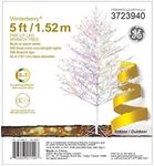 GE 5-ft Winterberry Pre-lit Twig Wh