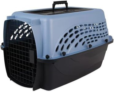 Petmate Two-Door Small Dog Kennel & Cat Kennel (Top Loading or Front Loading Pet Carrier, Great for Small Animals, Made with Recycled Materials, 24 inches in Length) For Pets up to 15 Pounds