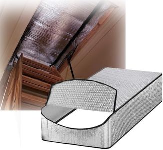 Attic Door Insulation Cover - 54'' x 25'' x 11'' Attic Stairs Insulation Cover Attic Hatch Insulation, Class A Fireproof Attic Tent Ladder Insulation Cover Kit…