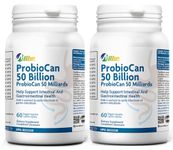 Allbe Probiotics for Men & Womens - 50 Billion CFU with 11 Strains, Lactobacillus, Acidophilus and L. Gasseri - Support Gut Health, Digestion, Weight Management and Bloating Relief - Pack of 2, 1 Per Day