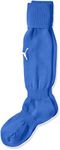 Puma 729880 LIGA Socks, Soccer Socks, Junior Stockings, Kids, 24 Spring Summer Color Electric Blue Lemonade/White (02), 24.0 cm