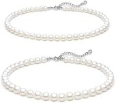 Zeffy Pearl Necklace Set for Women,