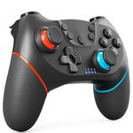 CHEREEKI Wireless Controller for Switch, Switch OLED, Switch Lite, Switch Pro Controller Bluetooth Remote Gamepad Supports Wake up with Gyro Axis Dual Vibration Turbo