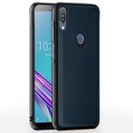 Pikkme Asus Zenfone Max Pro M1 Back Cover | Flexible Pu Leather | Full Camera Protection | Raised Edges | Super Soft-Touch | Bumper Case for Asus Zenfone Max Pro M1 (Blue)