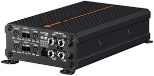 Fosi Audio CA30 4 Channel Car Amplifier Class D, Independent Crossover RCA/High Level Input, 88% Efficiency 100W x 4 @ 4Ω/320W Bridged, Mini Low Noise HiFi Amp for Vehicle Stereo Audio Sound System