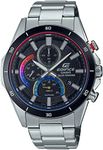 Casio Men's Chronograph Quartz Watch with Stainless Steel Strap Silver