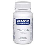 Pure Encapsulations - Vitamin K with D3 - Hypoallergenic Formula with Vitamin K1, K2, and D3 for Bone and Arterial Health - 60 Capsules