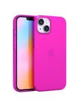 FELONY CASE - iPhone 13 Mini Neon Pink Clear Protective Case, TPU and Polycarbonate Shock-Absorbing Bright Cover - Crack Proof with a Gloss Finish - Full iPhone Protection