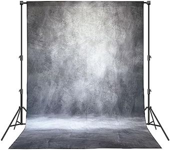 Haboke Abstract Grey 8x10ft Professional Photography Backdrop for Adult Portrait Photo Props Booth Background Photoshoot Studio with Thick Ployester Fabric Roller Pocket on Top