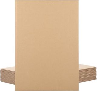 Belle Vous Set de 24 Hojas de Embalaje de Cartón Corrugado Ondulado - Laminas de Carton Kraft A3 de 30 x 42 cm con 3 mm de Grosor - para Cajas Caja Grande Manualidades y Embalaje
