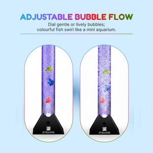 Straame 90cm Bubble Fish Lamp – LED Sensory Floor Light