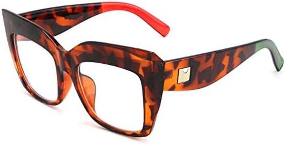 FEISEDY Square Oversized Glasses Frame Eyewear Women B2475