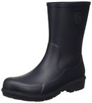 Fitflop Women's Wonderwelly - Short Rain Boot, Midnight Navy, 5 UK