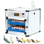 Egg Incubator for Hatching Eggs, Cabinet Incubator with Automatic Egg Turning and Temperature Control, 136 Large Egg Incubator, Egg Incubators for Chickens, Ducks, Quail, Goose
