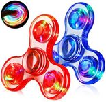 Gigilli Fidget Spinners 2 Pack, LED