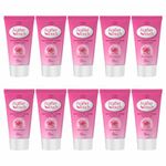 VI - JOHN Unwanted Feather Touch Hair Removal Cream Rose -Cream 40 G each,Set Of 10