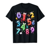 Maths Day Costume Idea For Kids & Teacher Numbers Maths T-Shirt