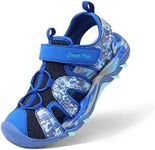 DREAM PAIRS Boys Girls Summer Outdoor Athletic Sport Sandals for Little/Big Kid,Size 1 Little Kid,Royal Blue,SDAS2305K