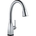 Delta Faucet Mateo Single-Handle Touch Kitchen Sink Faucet with Pull Down Sprayer, Touch2O and ShieldSpray Technology, Magnetic Docking Spray Head, Arctic Stainless 9183T-AR-DST