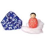 MiO Me Time Comfy Chair & Rug + 1 Bean Bag Person Peg Doll - 3 Piece Imaginative Play Kit by Manhattan Toy