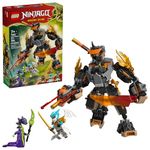 LEGO NINJAGO Cole’s Mission Mech & Dragon Zane Building Toy for Boys, Girls & Kids, Ages 7+ - Poseable Mech W/Cole, Acid Monster, & Zane Minifigures for Pretend Play - Gift Idea for Birthdays - 71854
