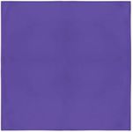 15 Pack Unisex Solid 100% Cotton Plain Bandanas - Bulk Wholesale (Purple)