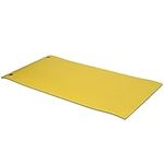 HOMCOM 10' x 5' Roll-Up Pool Float Pad for Lakes, Oceans, & Pools, Water Mat for Playing, Relaxing & Recreation, Yellow