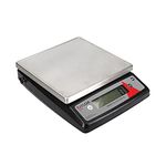 Taylor Digital Kitchen Scales, Commercial Quality Accurate Food Scale with Tare Function in Gift Box, Stainless Steel, 5kg Weighing Capacity, Black